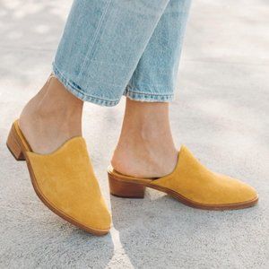 Soludos | Venetian Mule | Suede Marigold